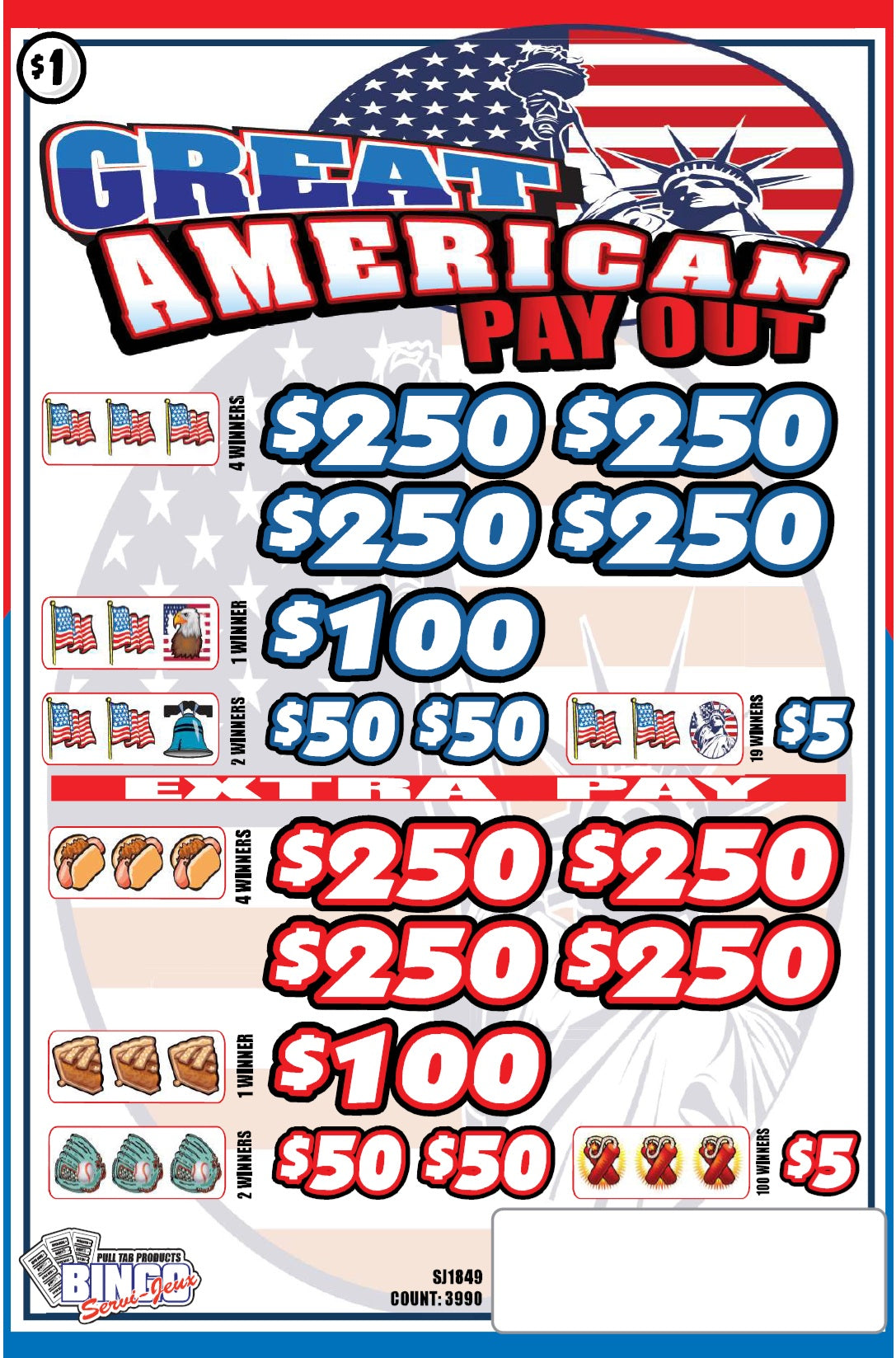 GREAT AMERICAN PAYOUT **SPECIAL PRICING**