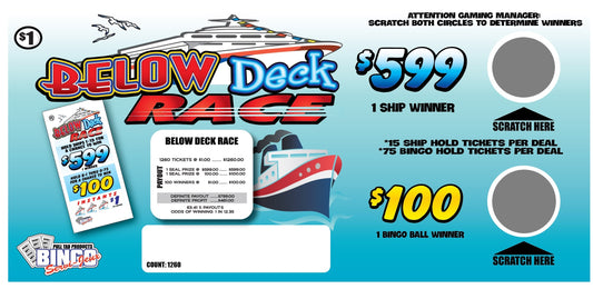 BELOW DECK RACE - Seal card