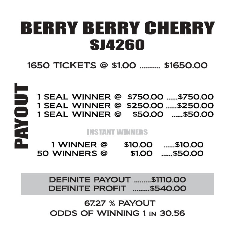 BERRY BERRY CHERRY - Case of 6