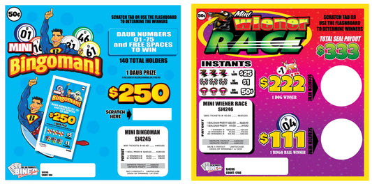 .50c Bundle (WIENER RACE & BINGOMAN)