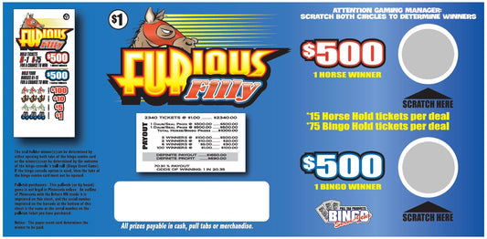 FURIOUS FILLY - SEAL CARD