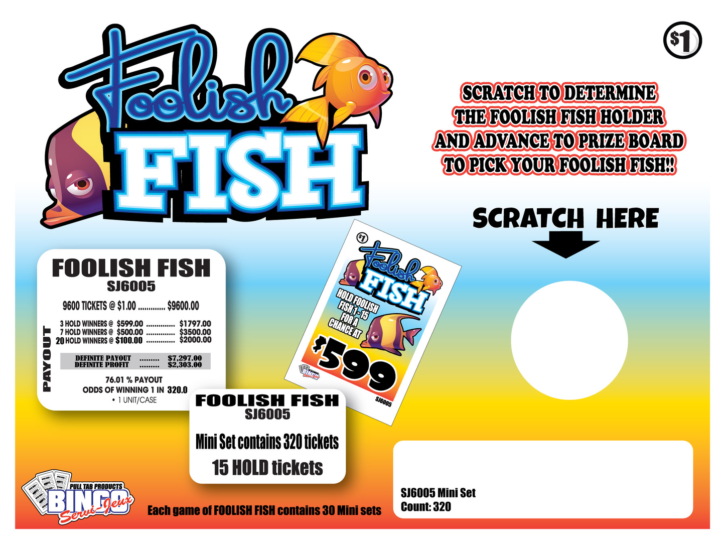 FOOLISH FISH - CASHBOARD MINI