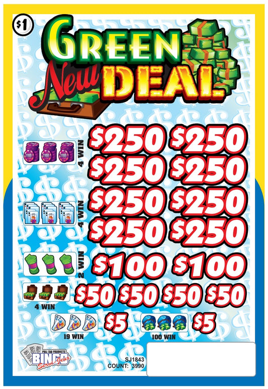 GREEN NEW DEAL - $5 Bottom Prize