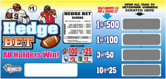 HEDGE BET **CLEARANCE SALE** - ALL HOLDERS WIN