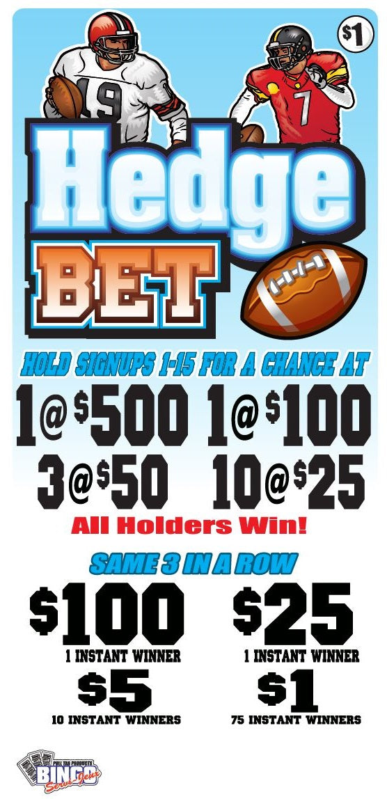 HEDGE BET - ALL HOLDERS WIN - Case of 4