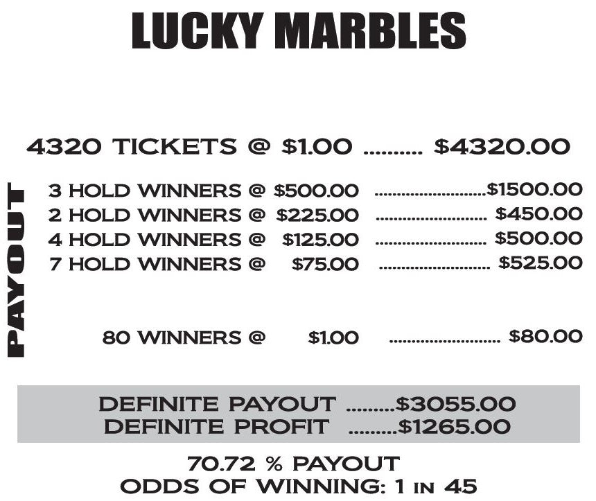 MINI MARBLES - CASHBOARD MINI