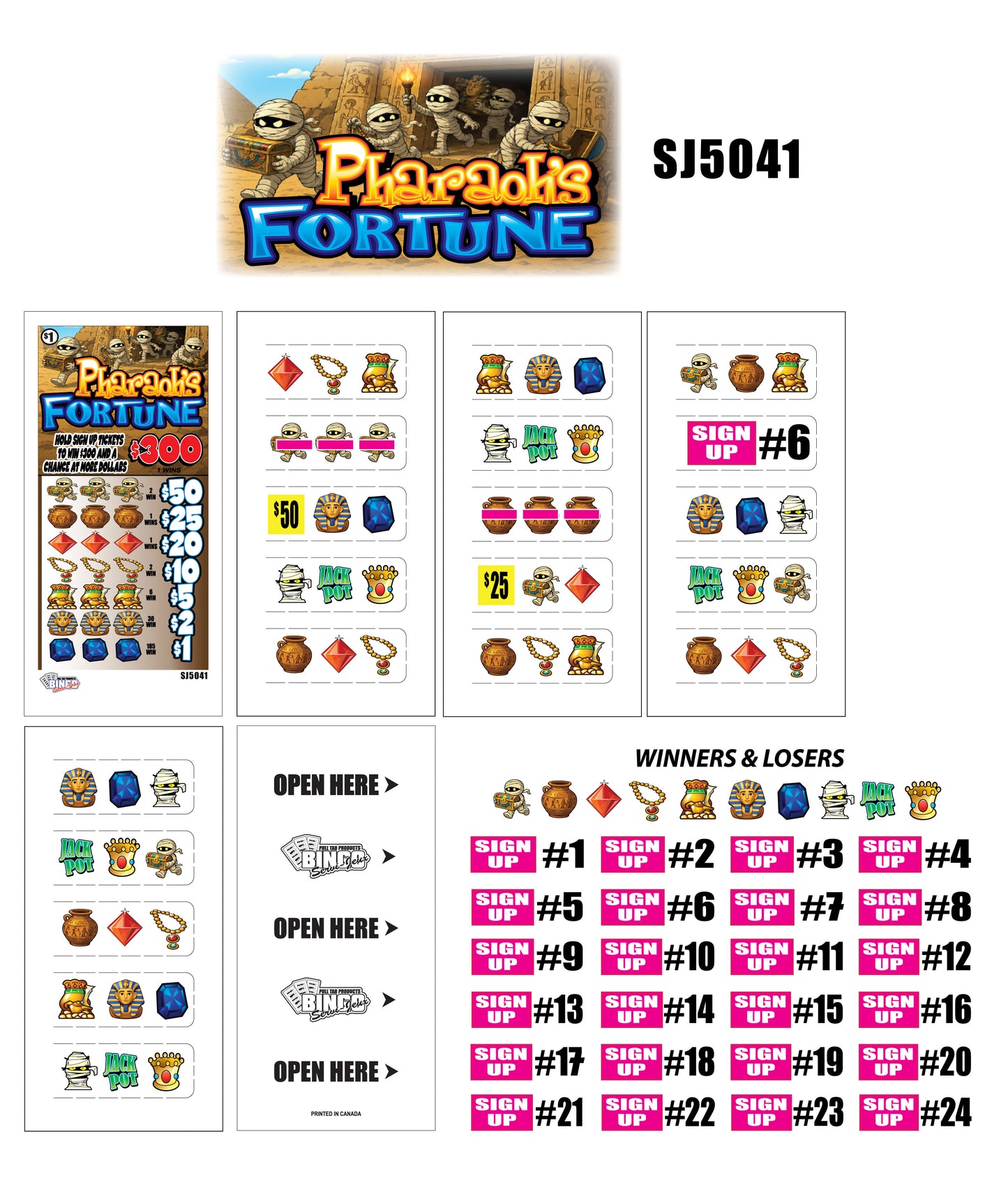 PHARAOH'S FORTUNE (Missing tickets) #15