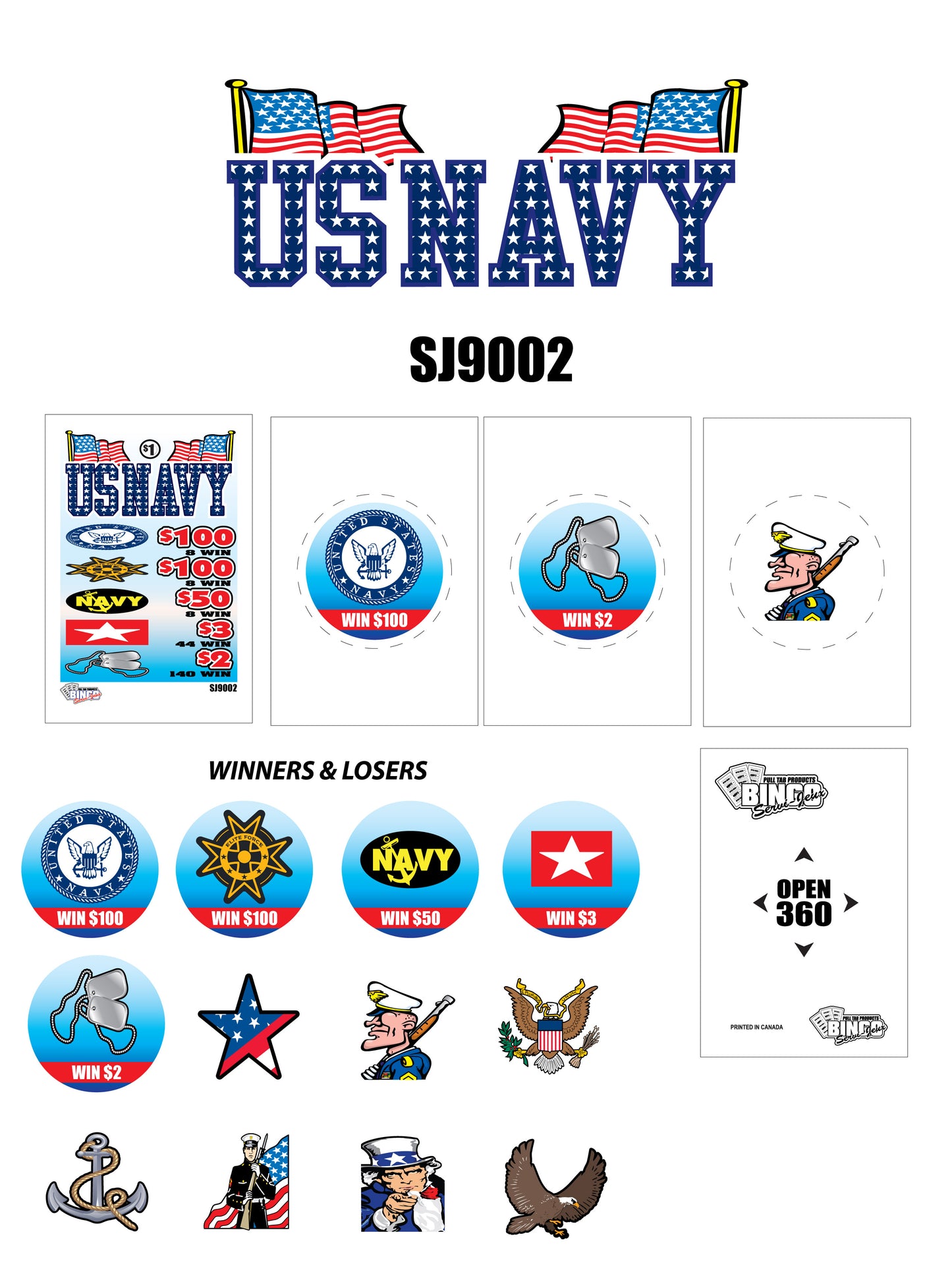 NAVY - 360 POP-OPEN