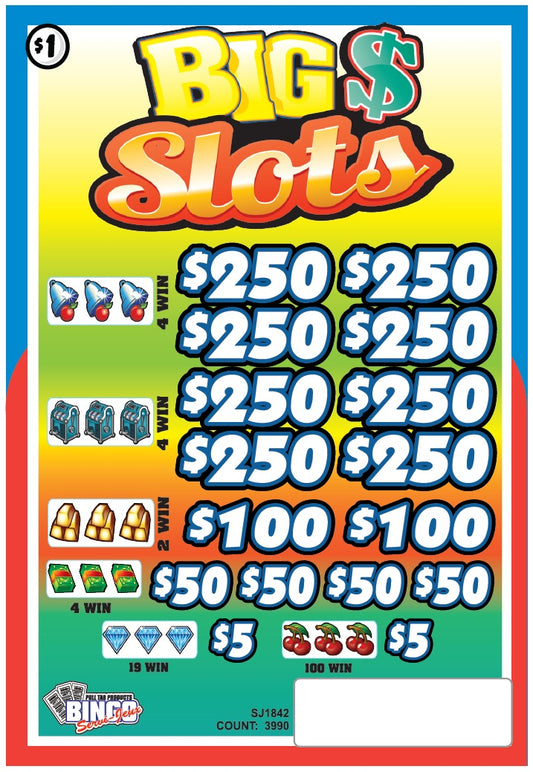 BIG $ SLOTS - $5 Bottom Prize