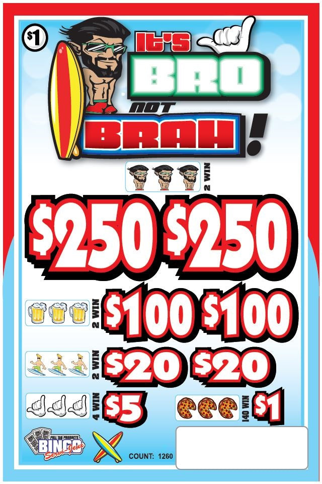 2 Winners of $250 - Case of 6