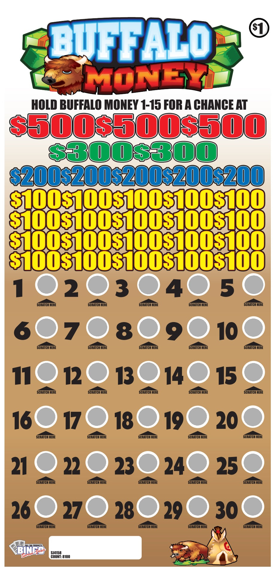 BUFFALO MONEY - CASHBOARD MINI