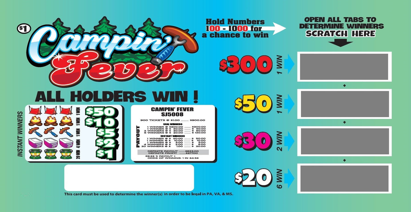 CAMPIN' FEVER - All Holders Win!