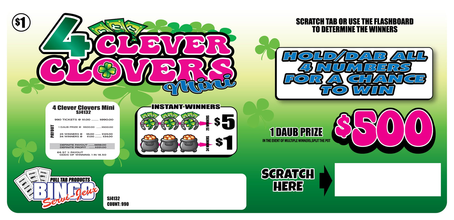 4 CLEVER CLOVERS MINI