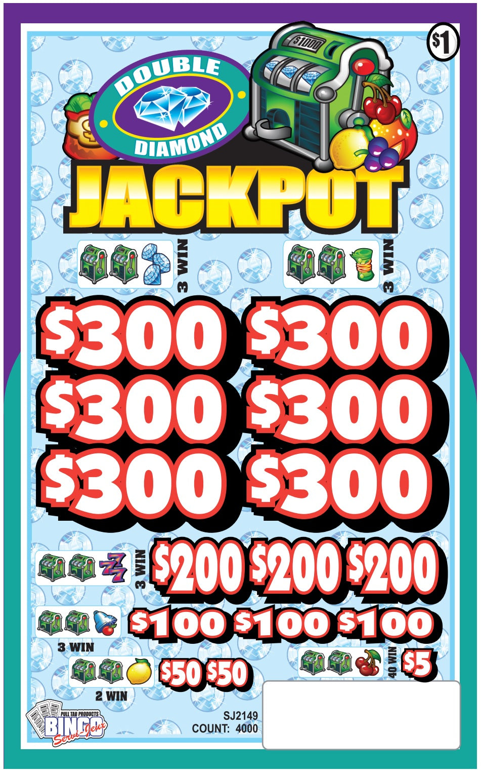 DOUBLE DIAMOND JACKPOT (Offcut)