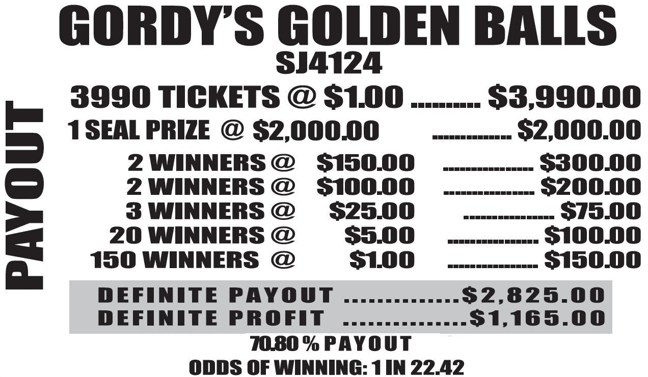 GORDY'S GOLDEN BALLS