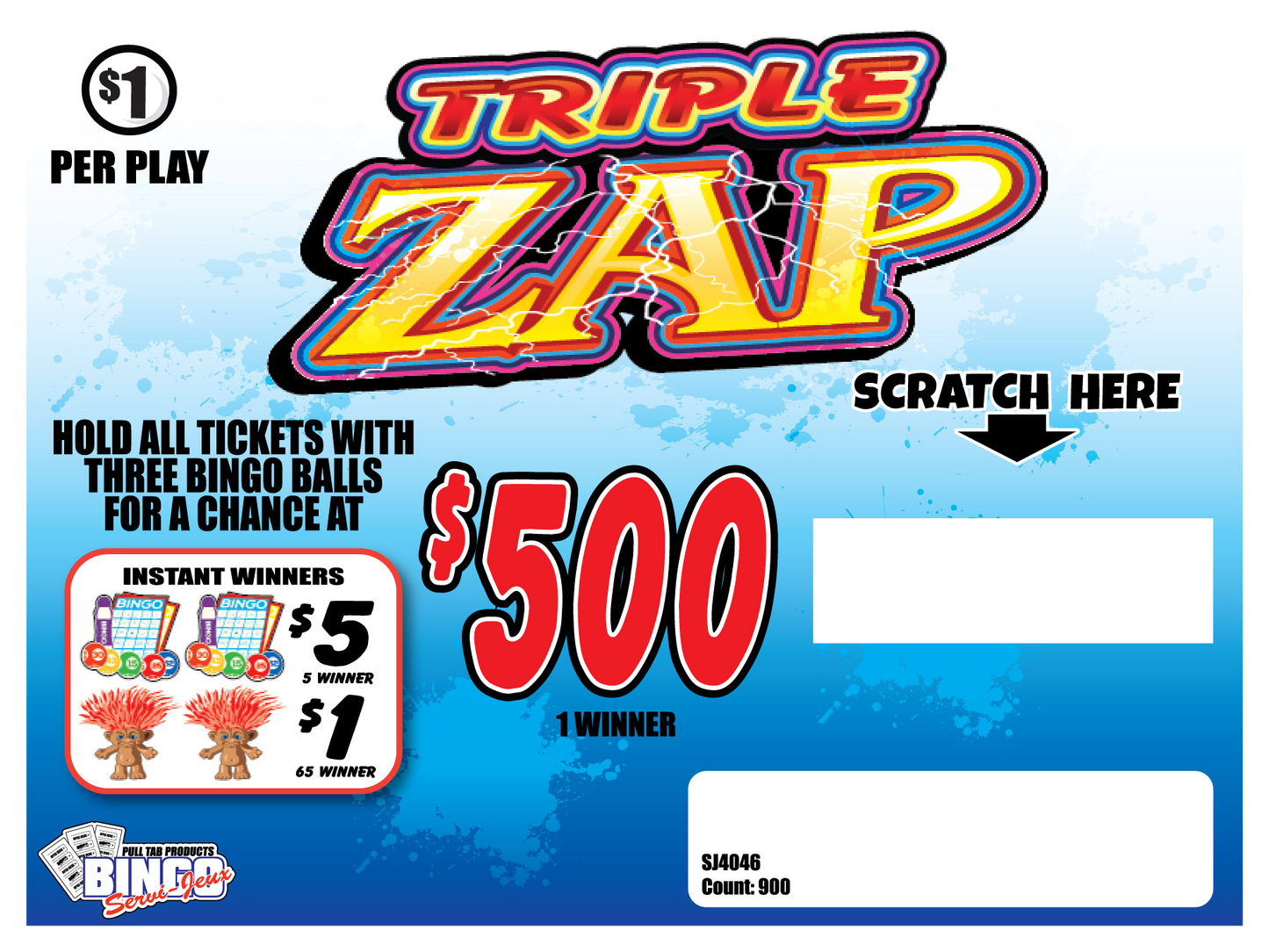 TRIPLE ZAP - Case of 6