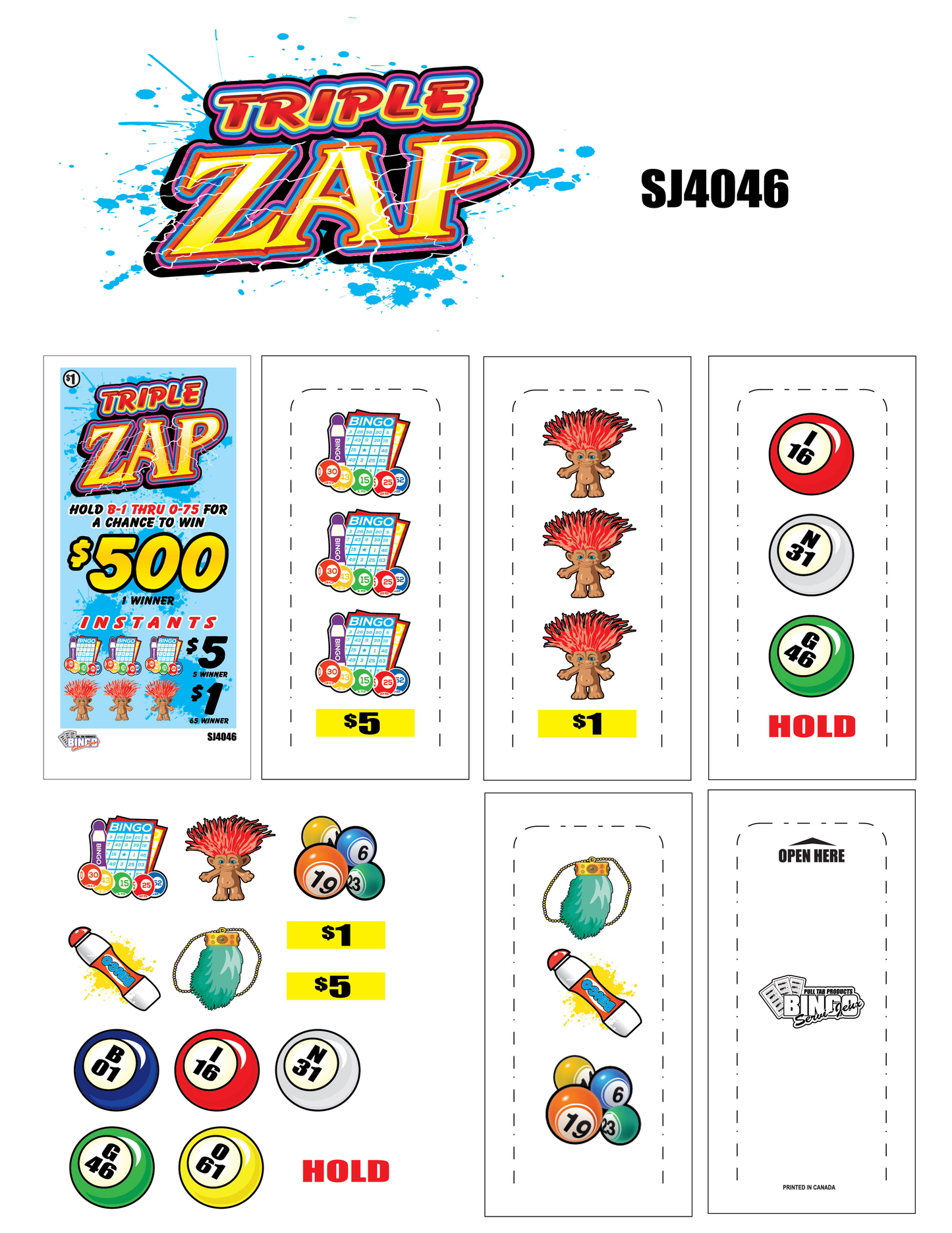 TRIPLE ZAP - Case of 6