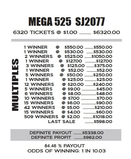 MEGA 525 - LAST SALE! (Offset print)