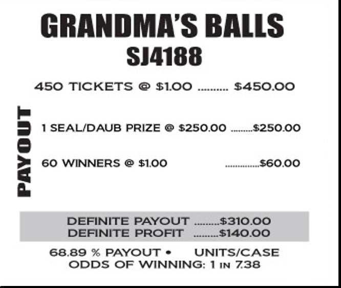 GRANDMA'S BALLS - BUNDLE OF 2