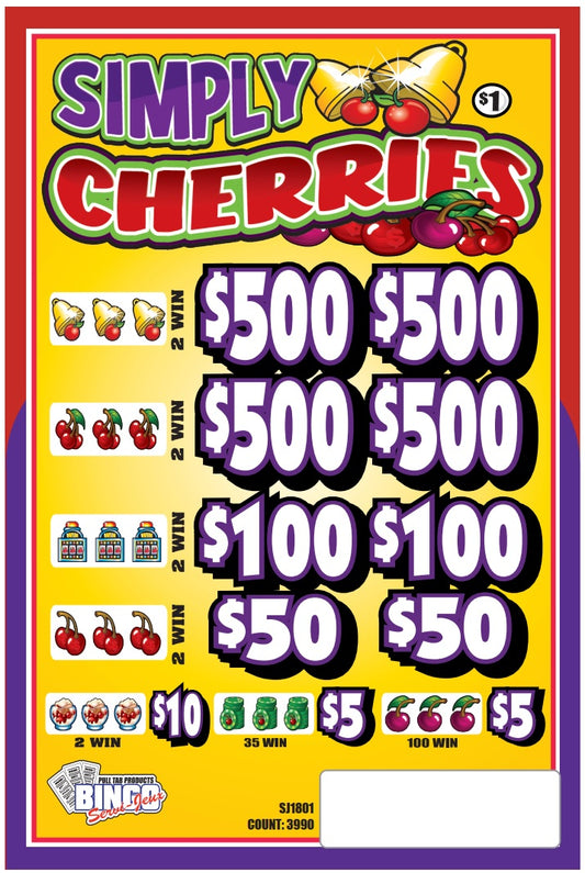 SIMPLY CHERRIES - $5 Bottom Prize