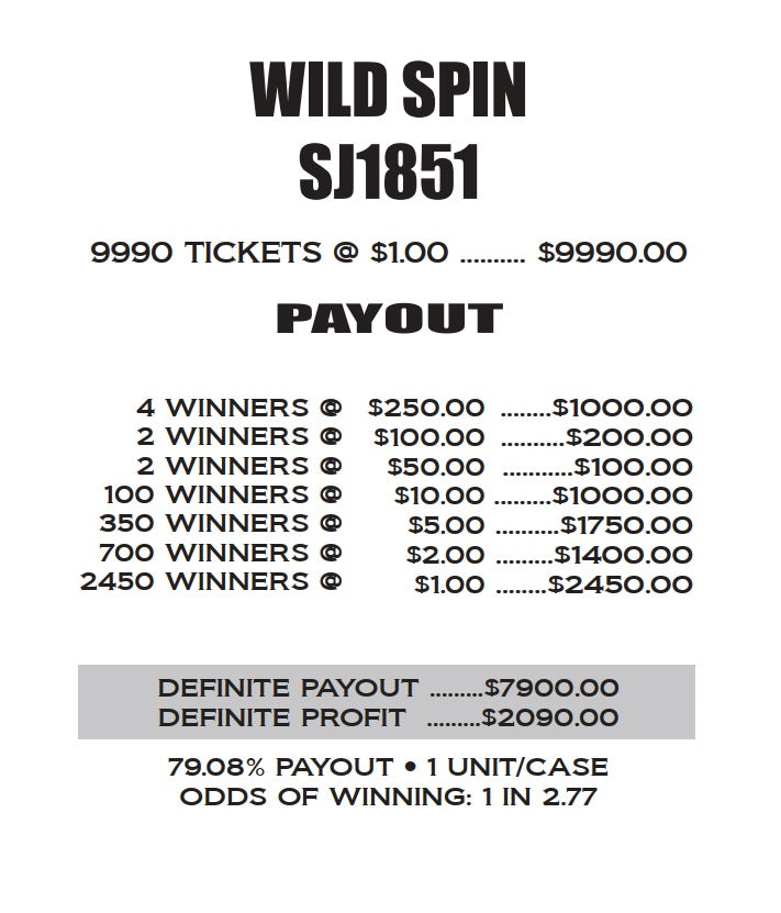WILD SPIN (Offset print) #295