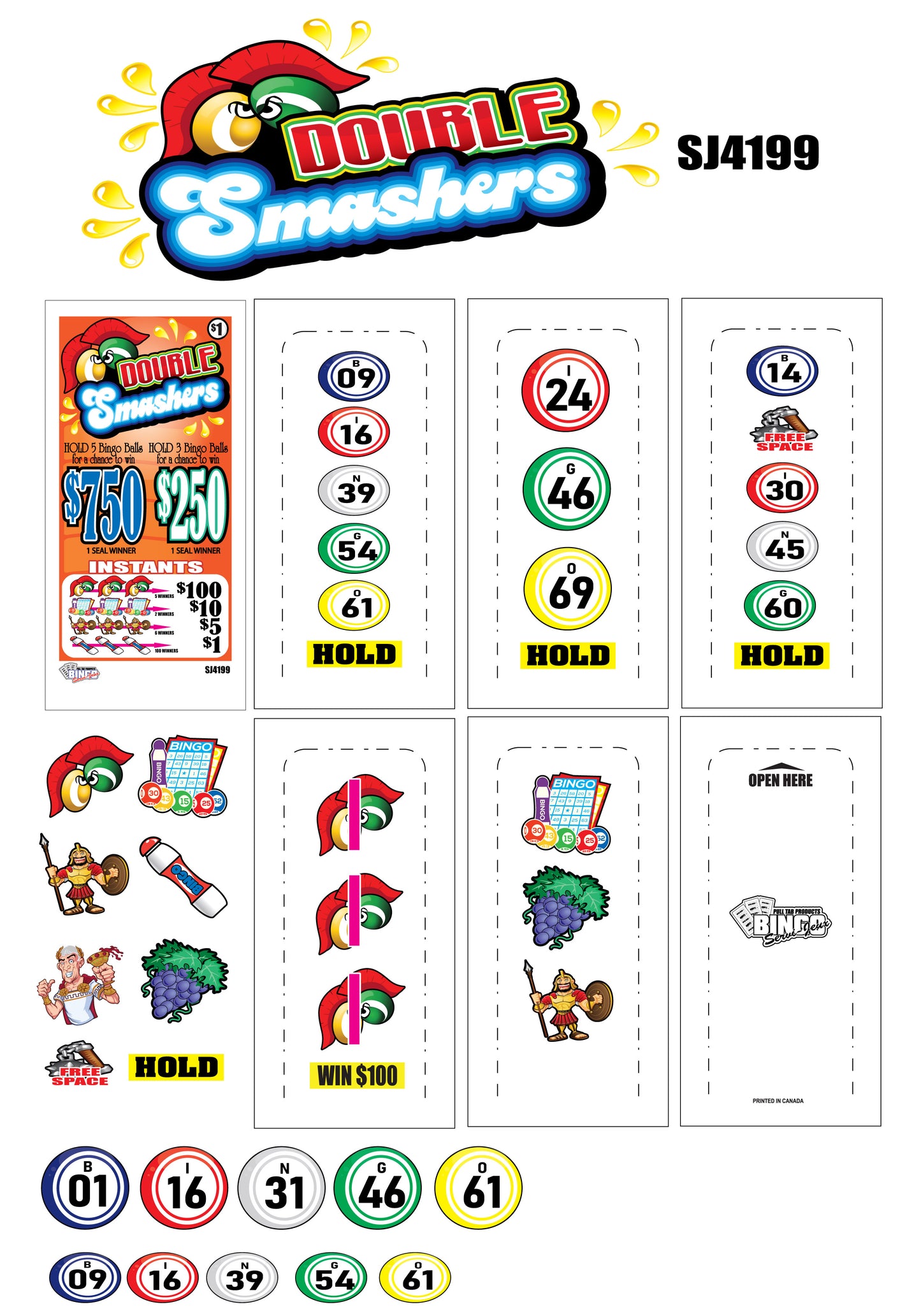 DOUBLE SMASHERS - Case of 4
