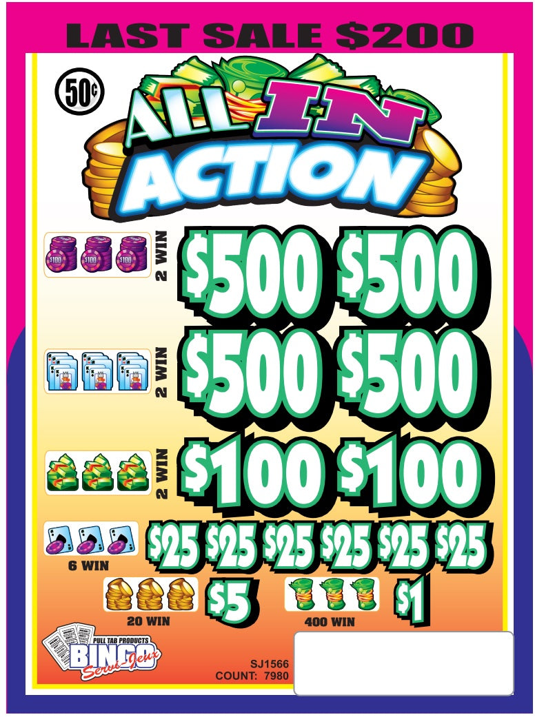 ALL IN ACTION - LAST SALE!