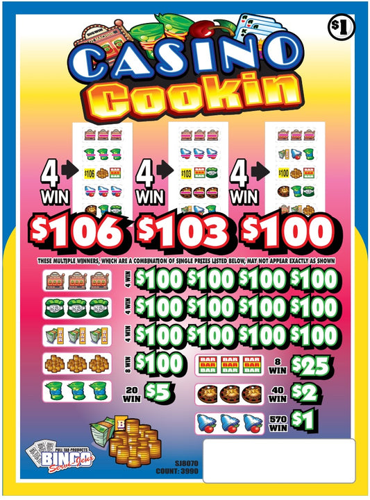 CASINO COOKIN' (Missing tickets)