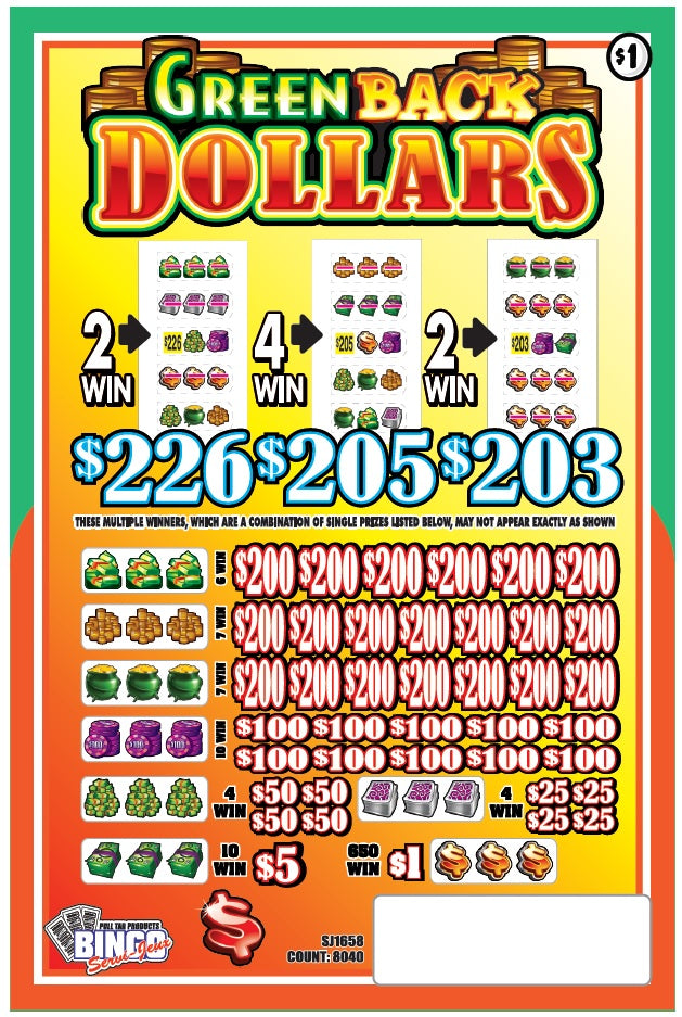 GREEN BACK DOLLARS