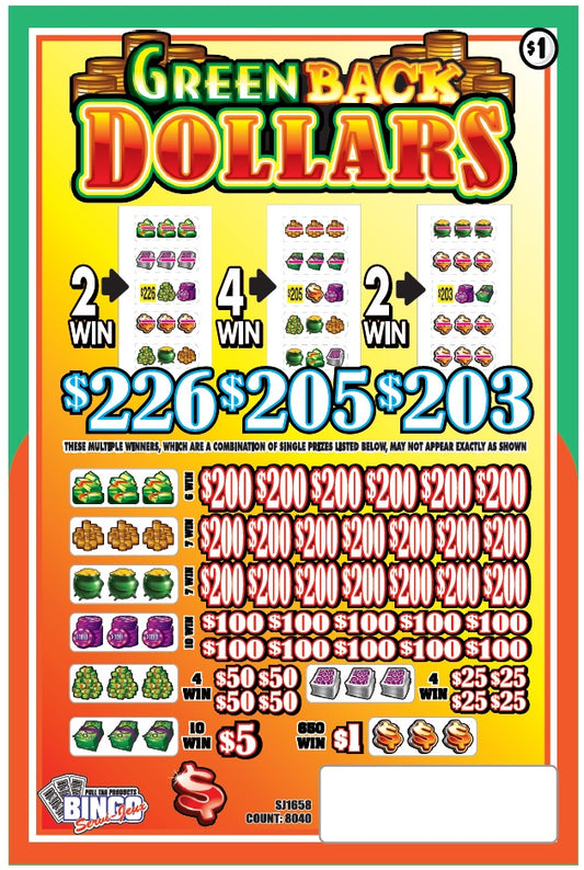 GREEN BACK DOLLARS
