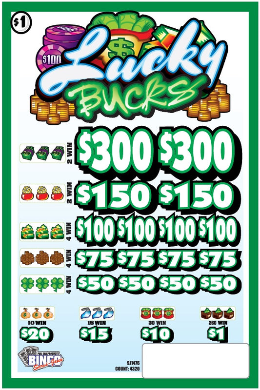 LUCKY BUCKS **OVERSTOCK DISCOUNT**