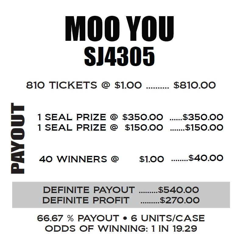 MOO YOU - Case of 6