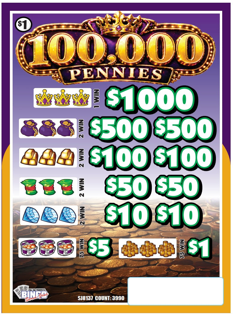 100,000 PENNIES