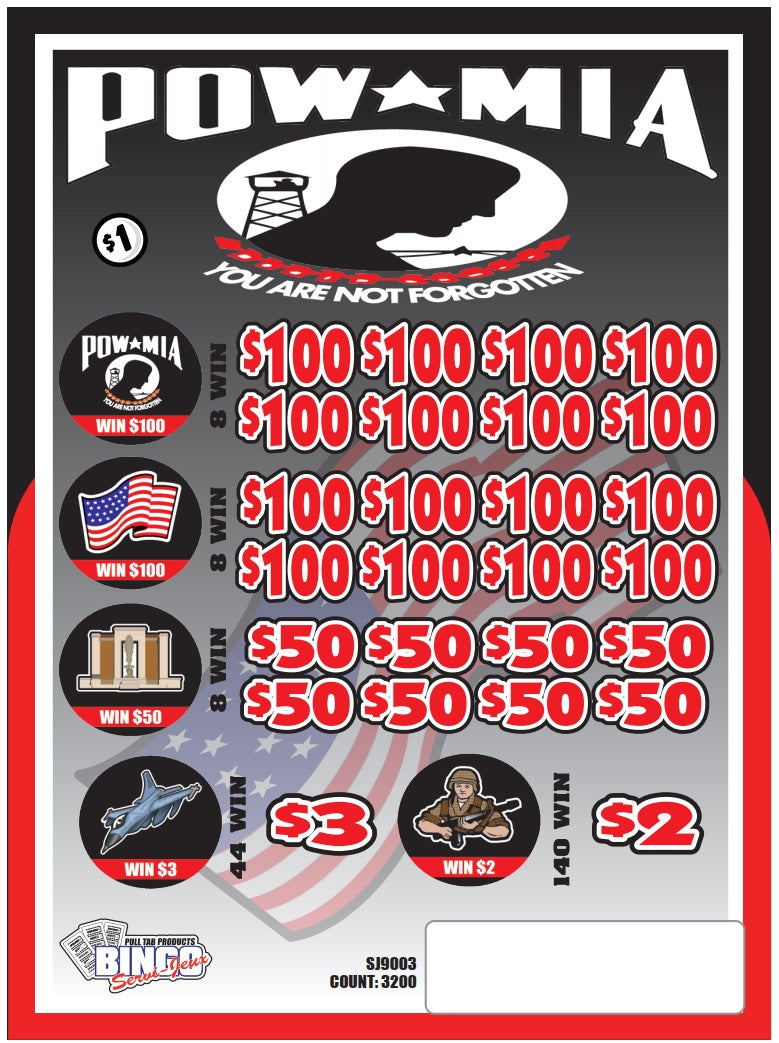 POW MIA - 360 POP-OPEN