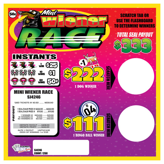 MINI WIENER RACE .50c Game