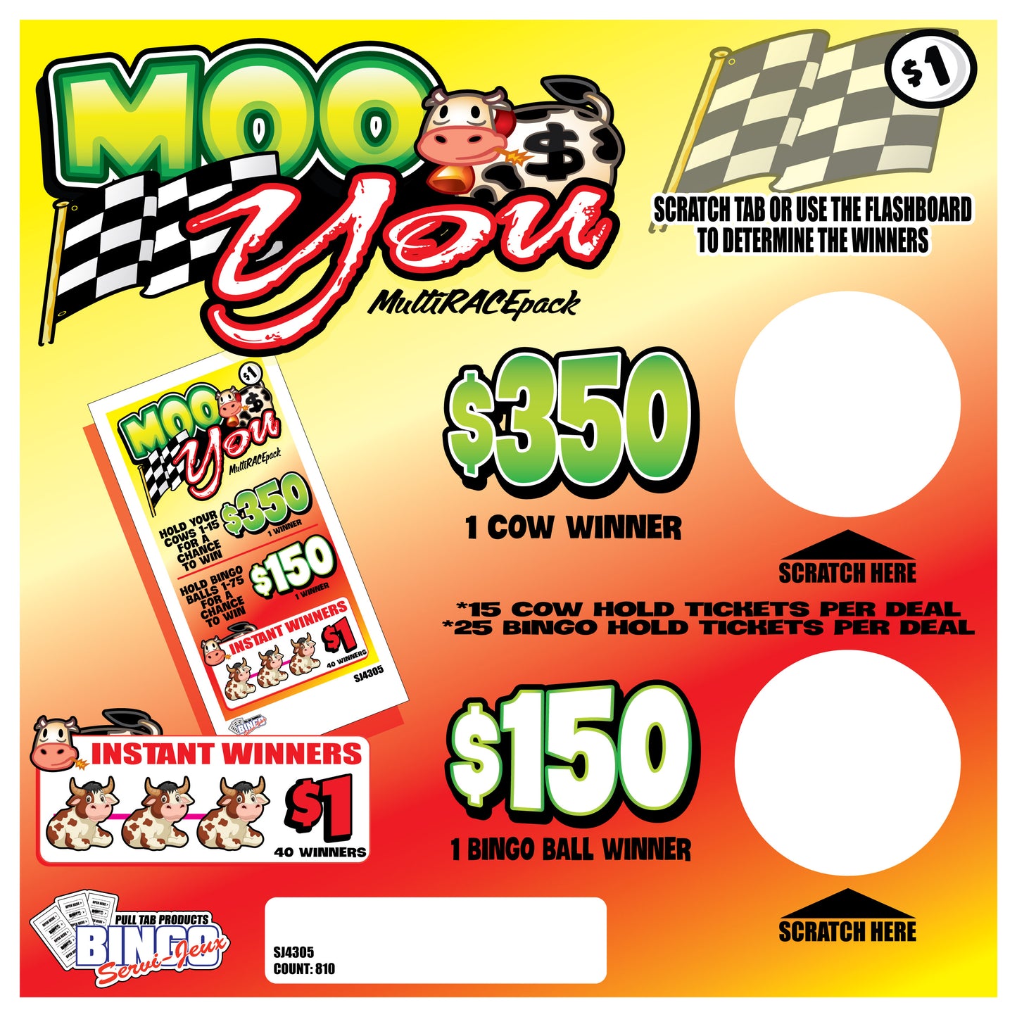 MOO YOU - $1 Seal Card Game