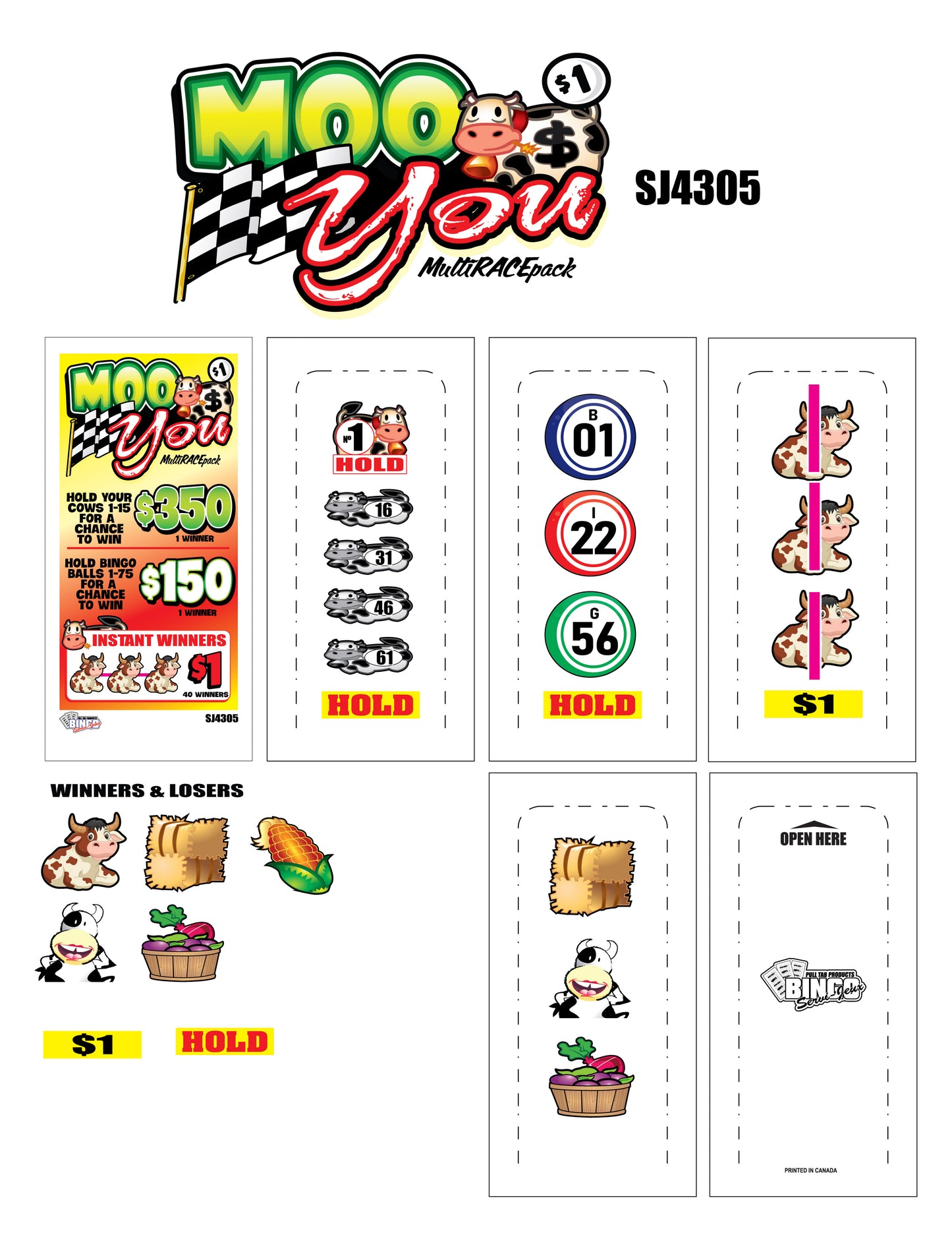 MOO YOU - $1 Seal Card Game