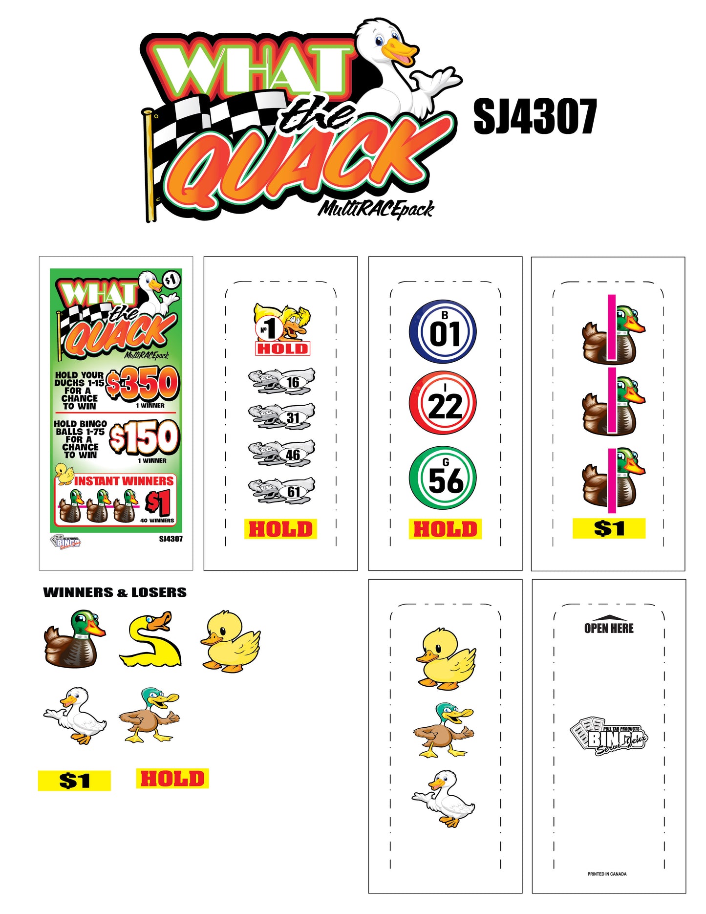WHAT THE QUACK - $1 Seal Card Game