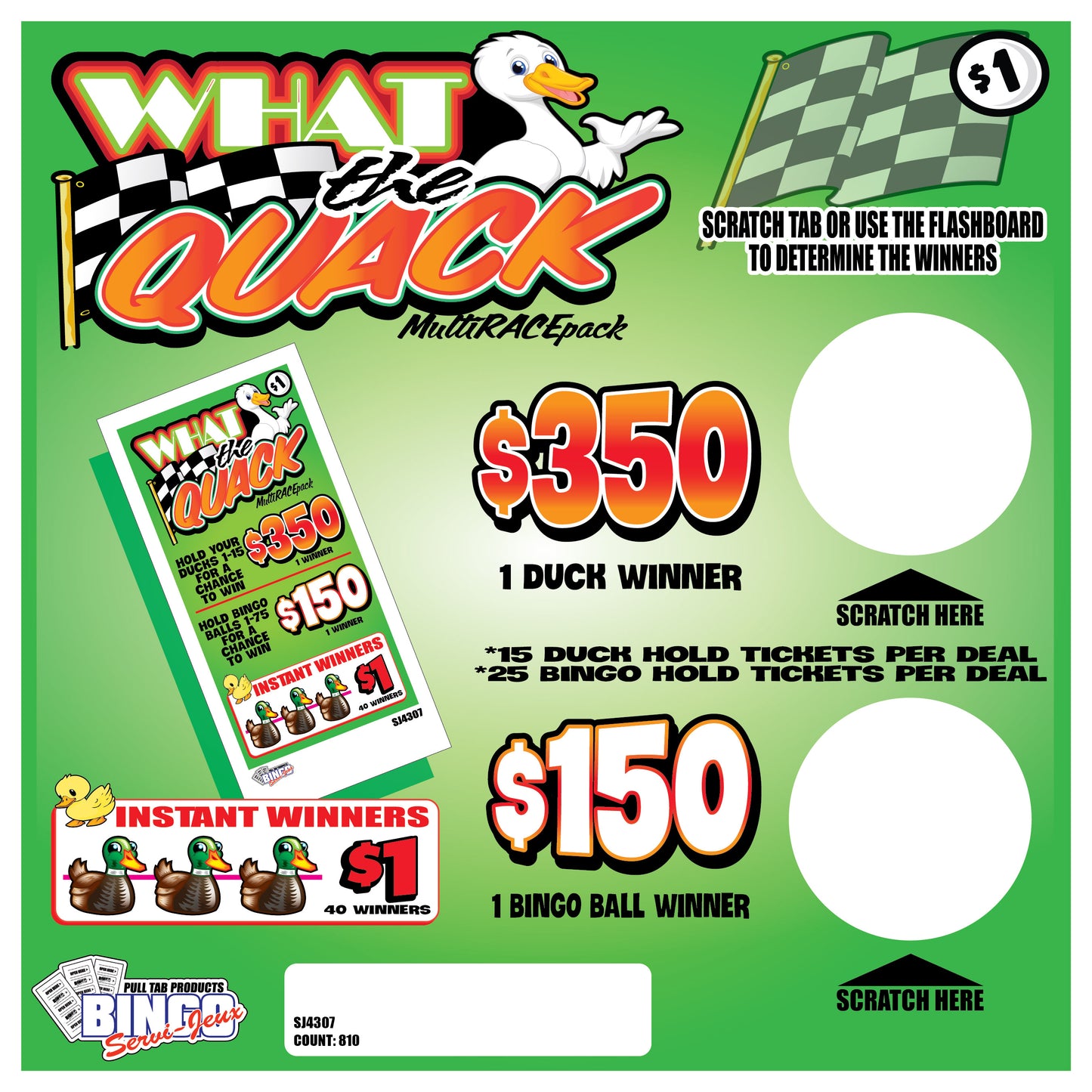 WHAT THE QUACK - $1 Seal Card Game