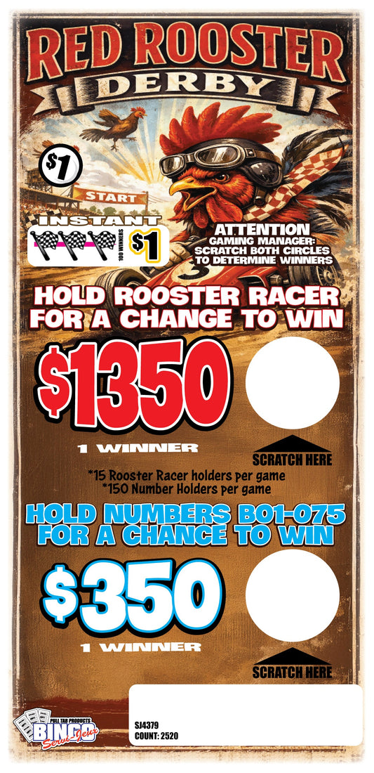 RED ROOSTER DERBY - Seal Card