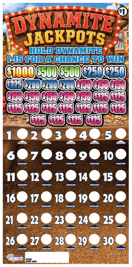 DYNAMITE JACKPOTS (Missing Tickets) CASHBOARD MINI