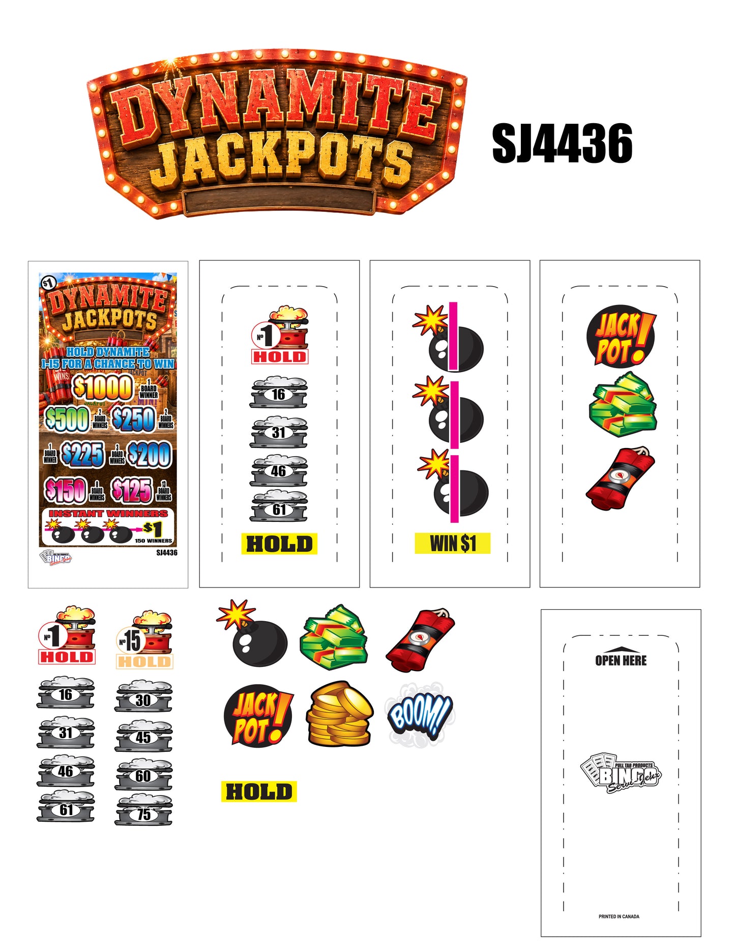 DYNAMITE JACKPOTS (Missing Tickets) CASHBOARD MINI