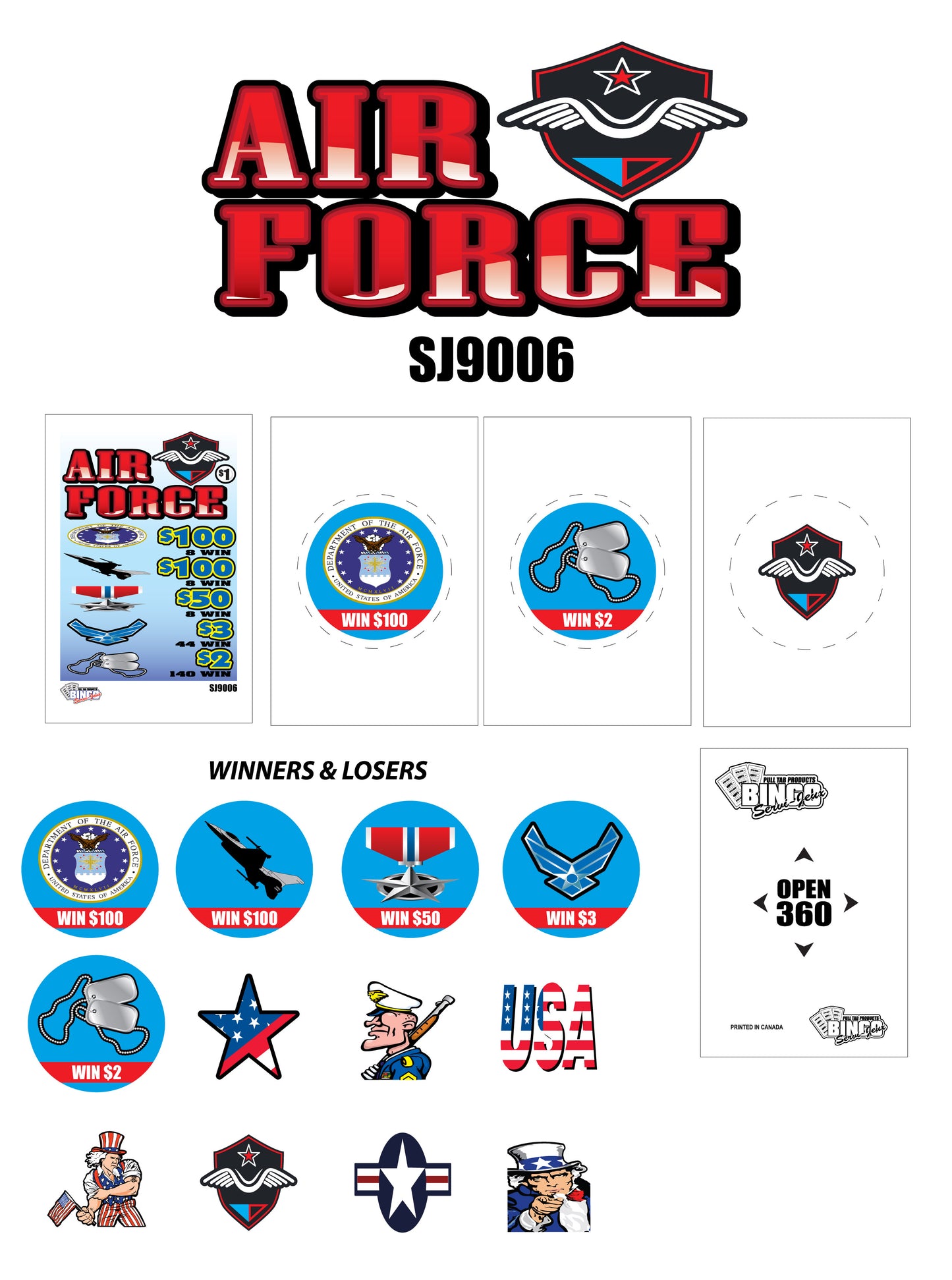 AIR FORCE - 360 POP-OPEN
