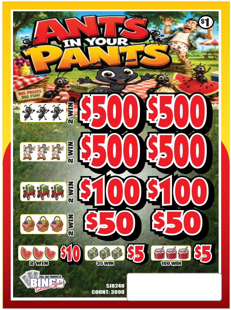 ANTS IN YOUR PANTS - $5 Bottom Prize