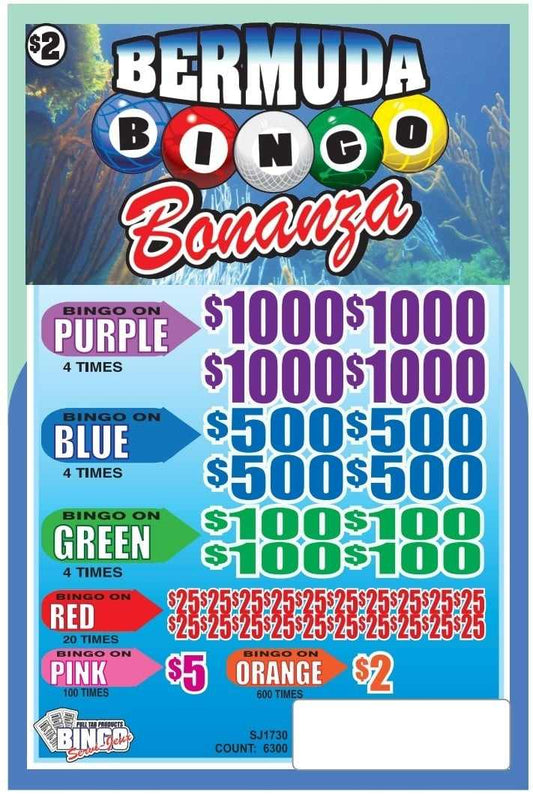 BERMUDA BINGO BONANZA **OVERSTOCK**