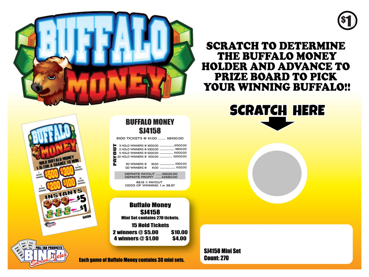 BUFFALO MONEY - CASHBOARD MINI