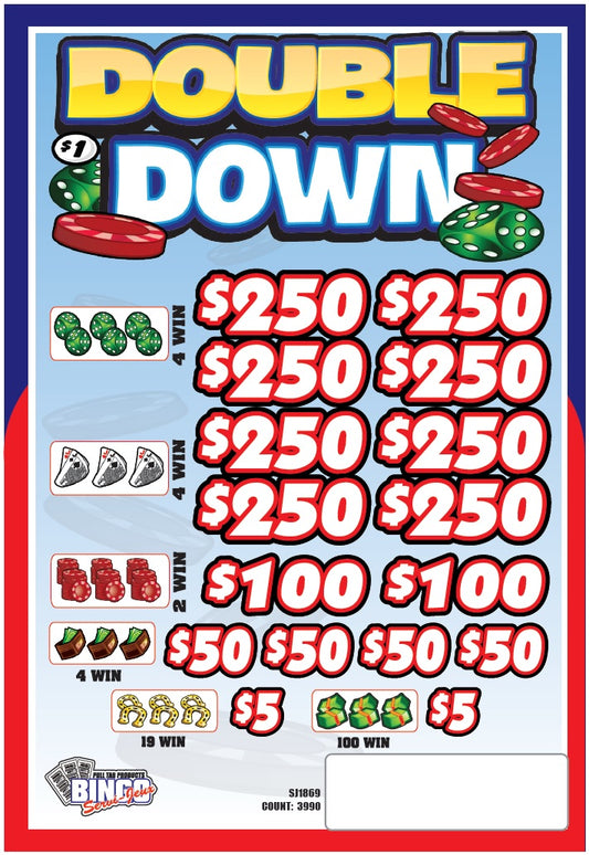 DOUBLE DOWN - $5 Bottom Prize