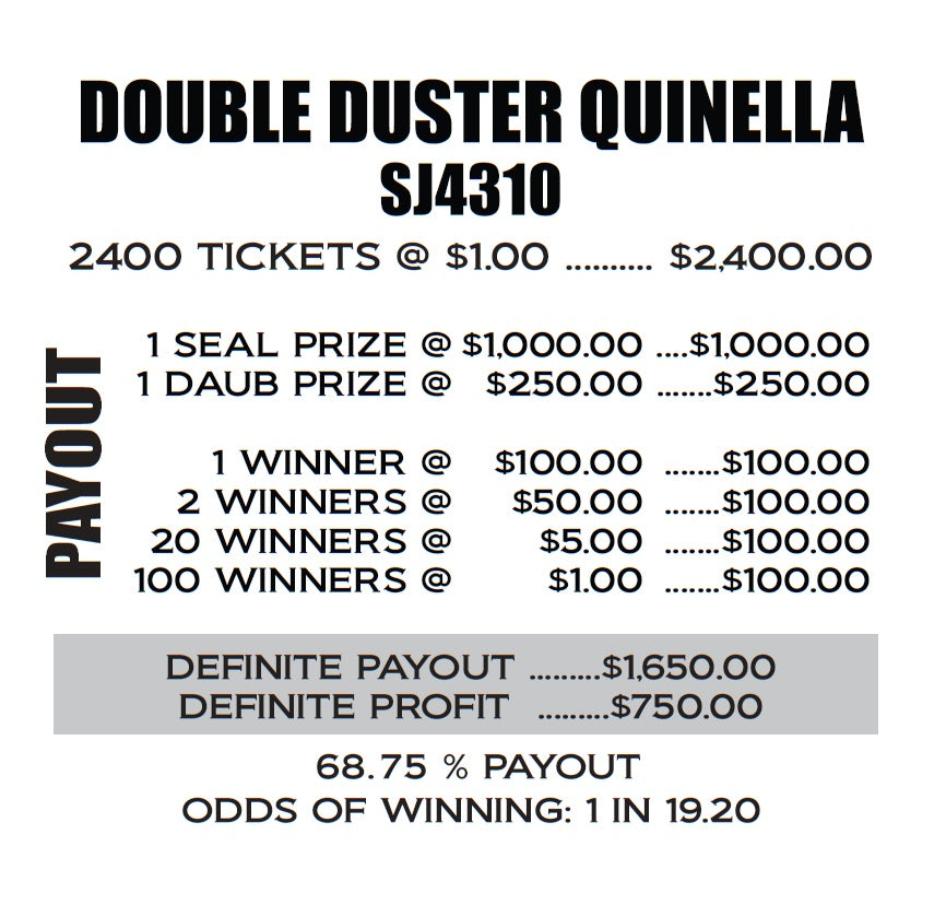 DOUBLE DUSTER QUINELLA