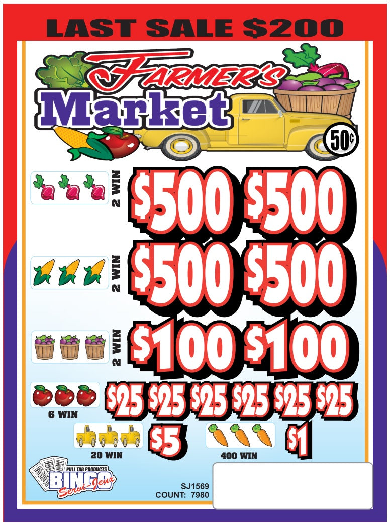 FARMER'S MARKET - LAST SALE!