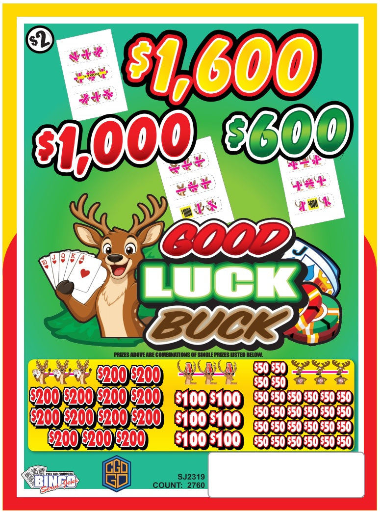 GOOD LUCK BUCK (Missing tickets)